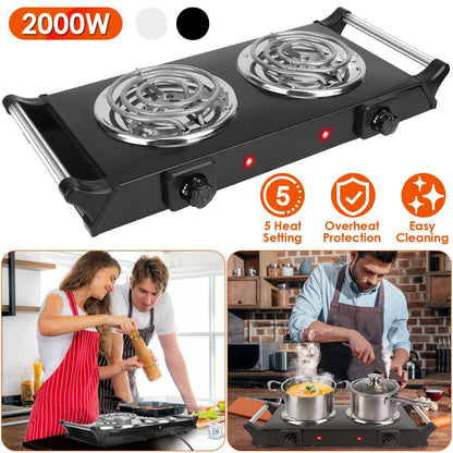 2000W Electric Dual Burner