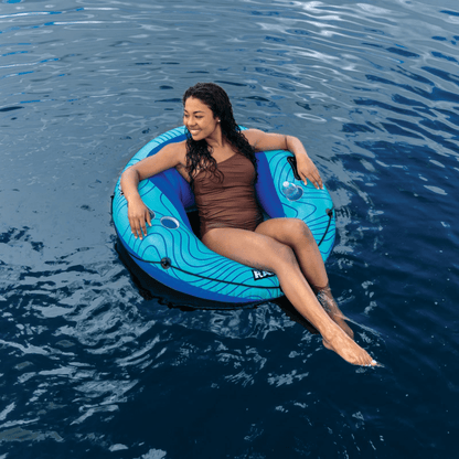 River Tube with Mesh Bottom, Cup Holder