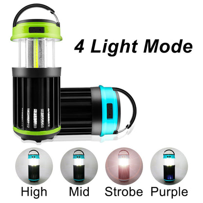 Solar LED Electric Shock Mosquito Killer Lamp