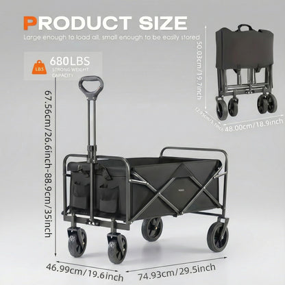 680LBS Heavy Duty Folding Wagon