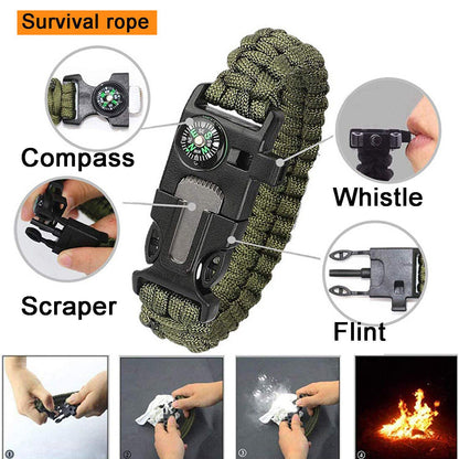14-in-1 Outdoor Survival Gear Kit