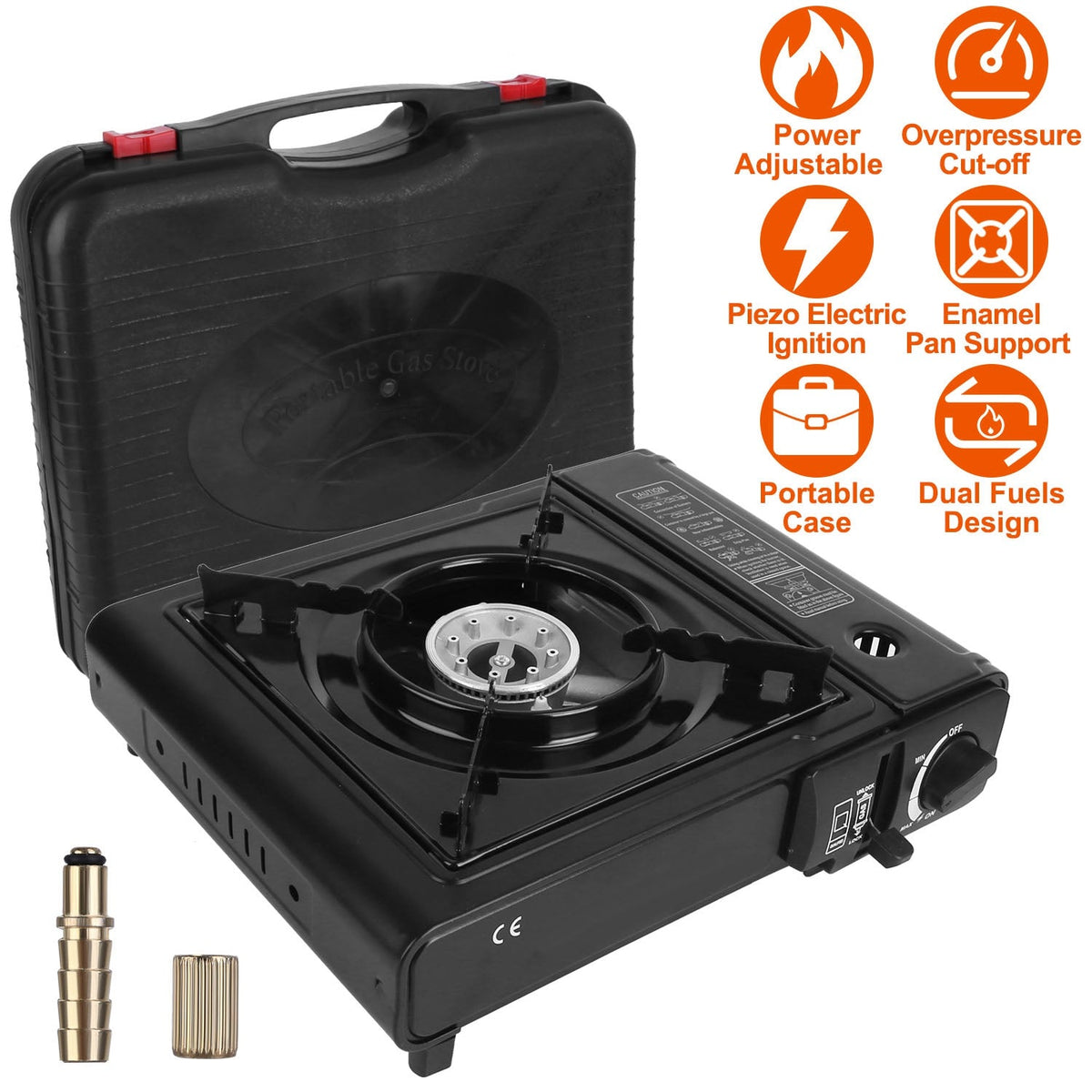 3300W Portable Camping Stover Dual Fuel Burner