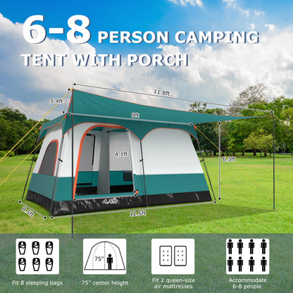 6-8 Person Camping Tent