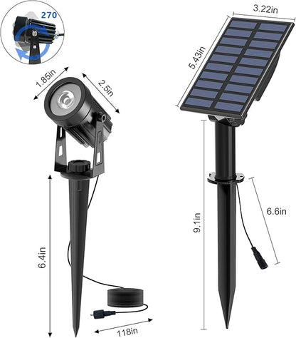 T-SUN Color Changing Solar Lights for Outside