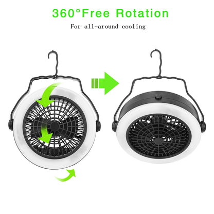 LED Lantern Cooling Fan