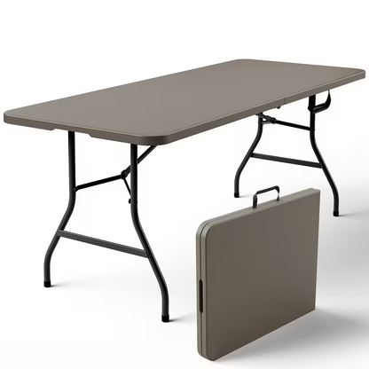 4ft/6ft Portable Plastic Folding Table