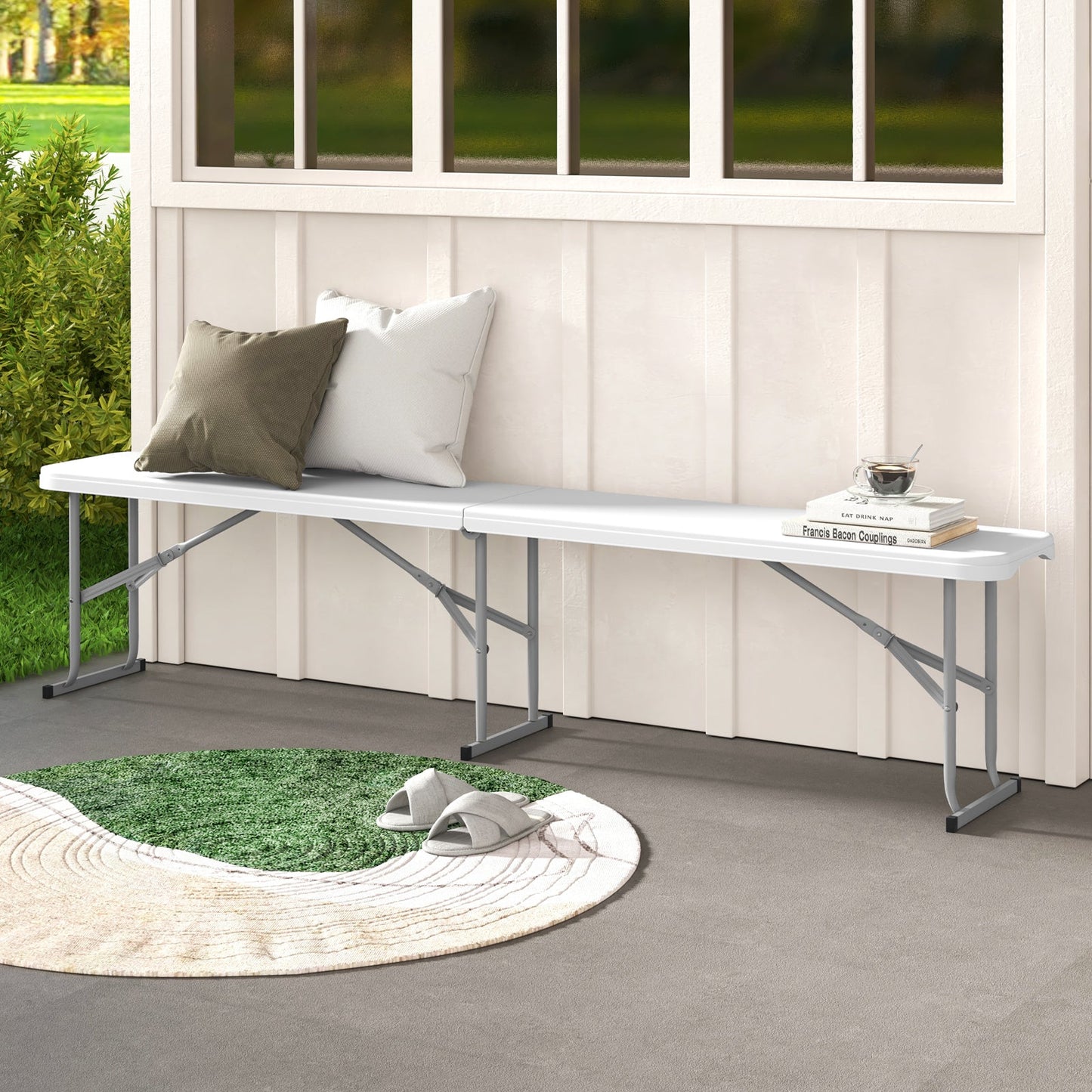 6` Folding Bench/ Seat with Handle