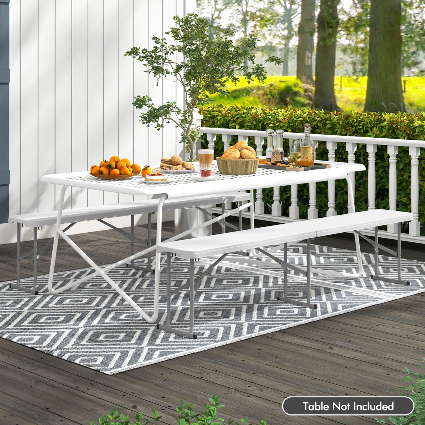 6` Folding Bench/ Seat with Handle