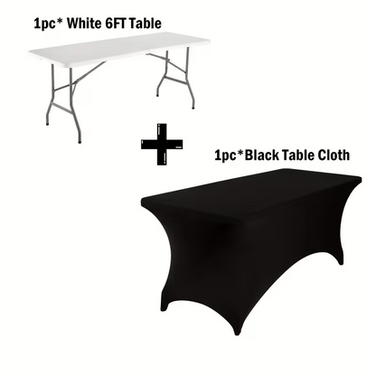 4ft/6ft Portable Plastic Folding Table