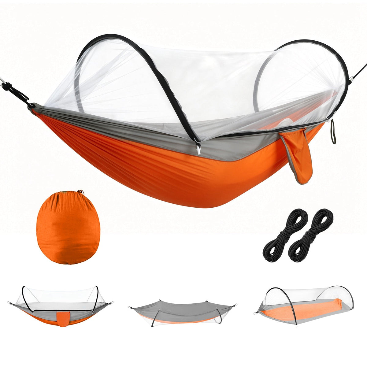 Hammock with Mosquito Net 3-in-1 Portable 440lbs