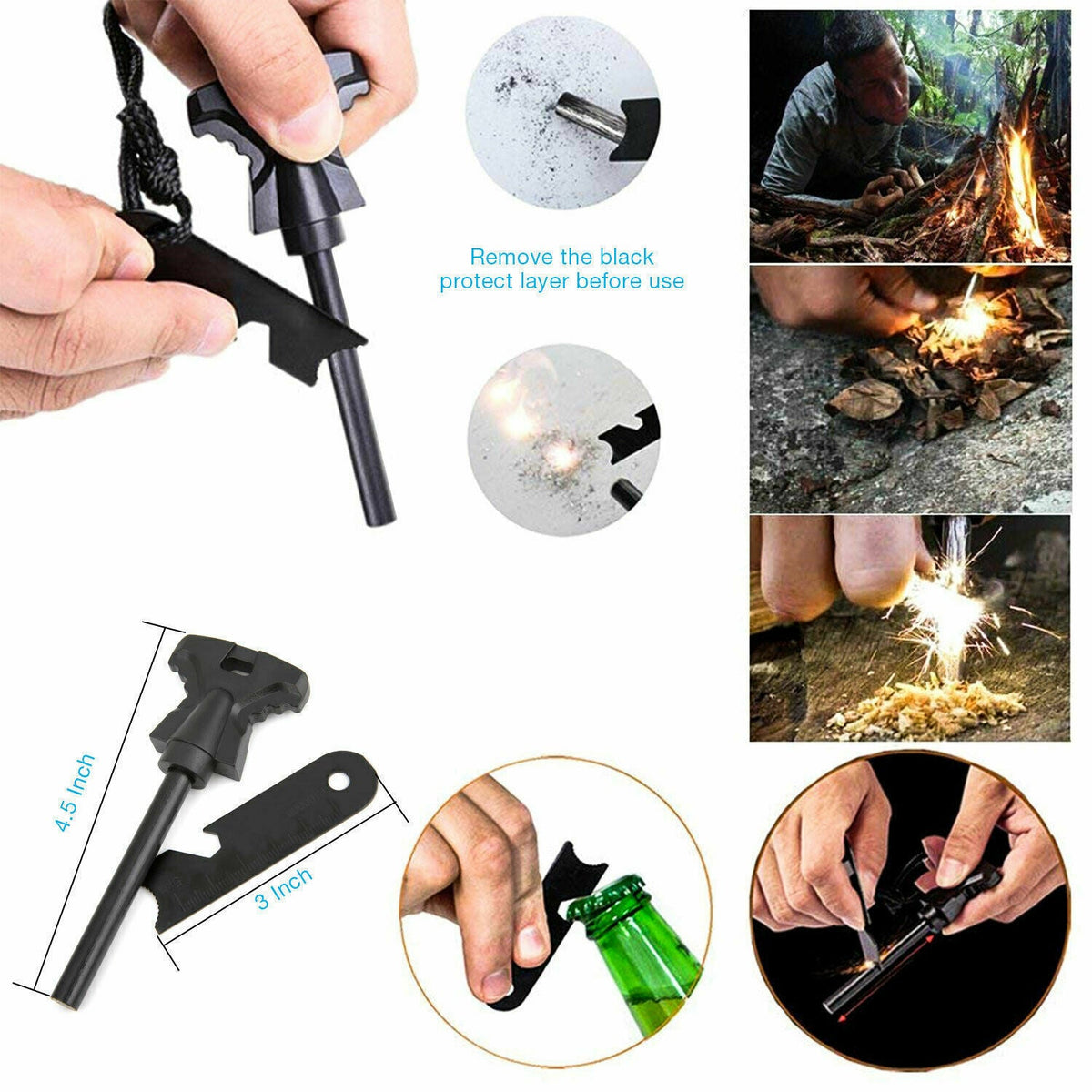 14-in-1 Outdoor Survival Gear Kit