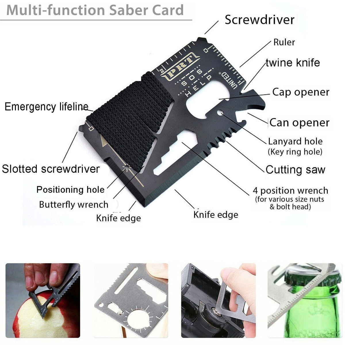 14-in-1 Outdoor Survival Gear Kit