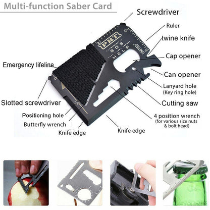 14-in-1 Outdoor Survival Gear Kit
