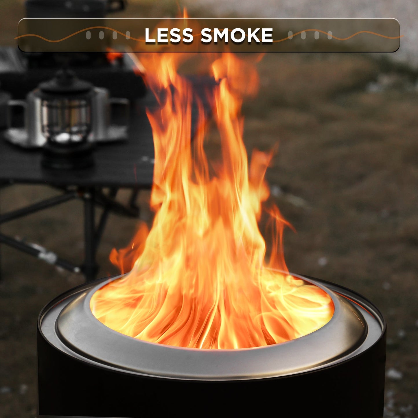 Smokeless Outdoor Fire Pit