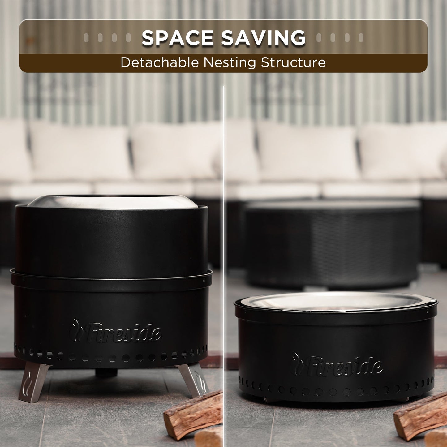 Smokeless Outdoor Fire Pit