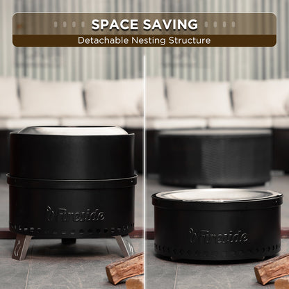 Smokeless Outdoor Fire Pit