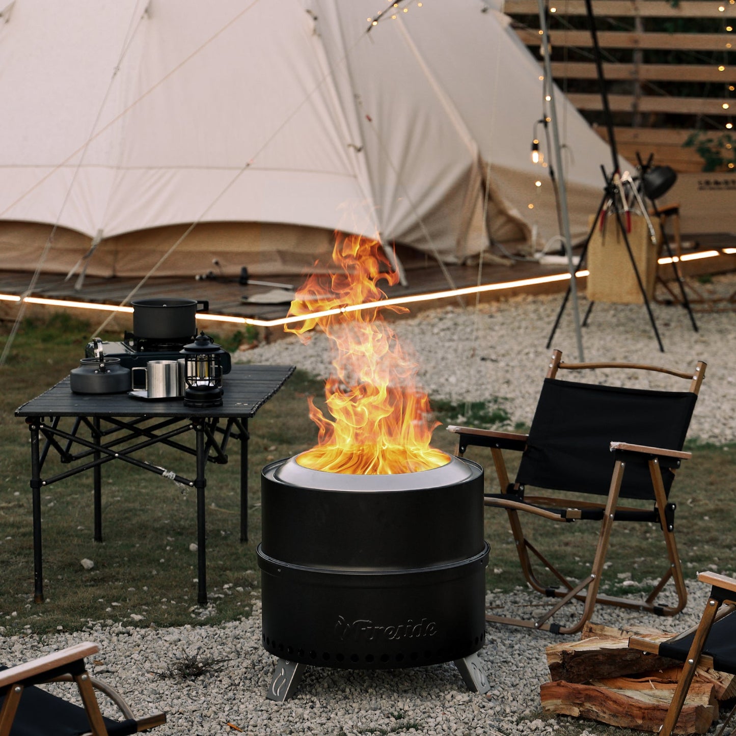 Smokeless Outdoor Fire Pit