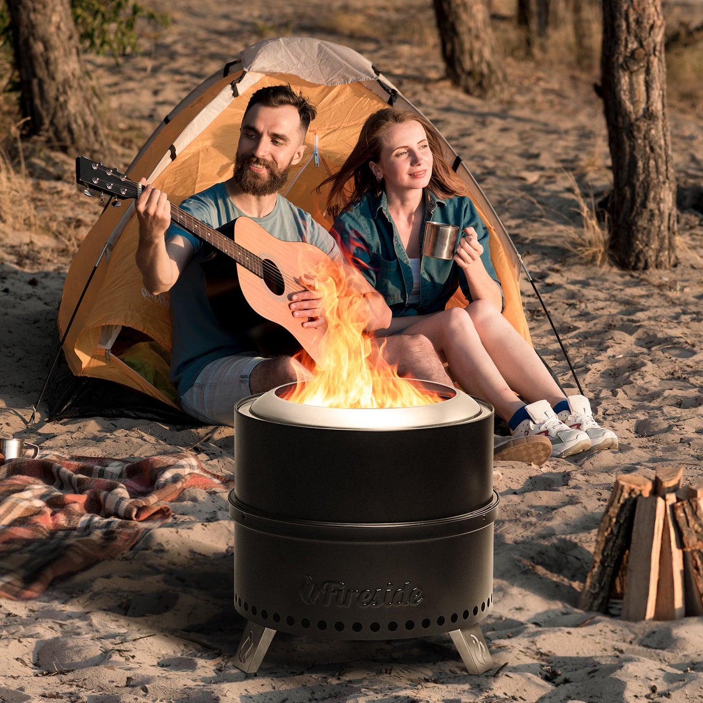 Smokeless Outdoor Fire Pit