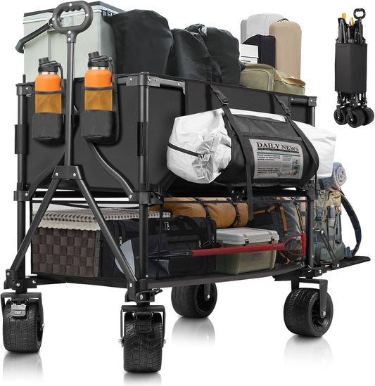 Double Decker Wagon, Collapsible, 600LBS