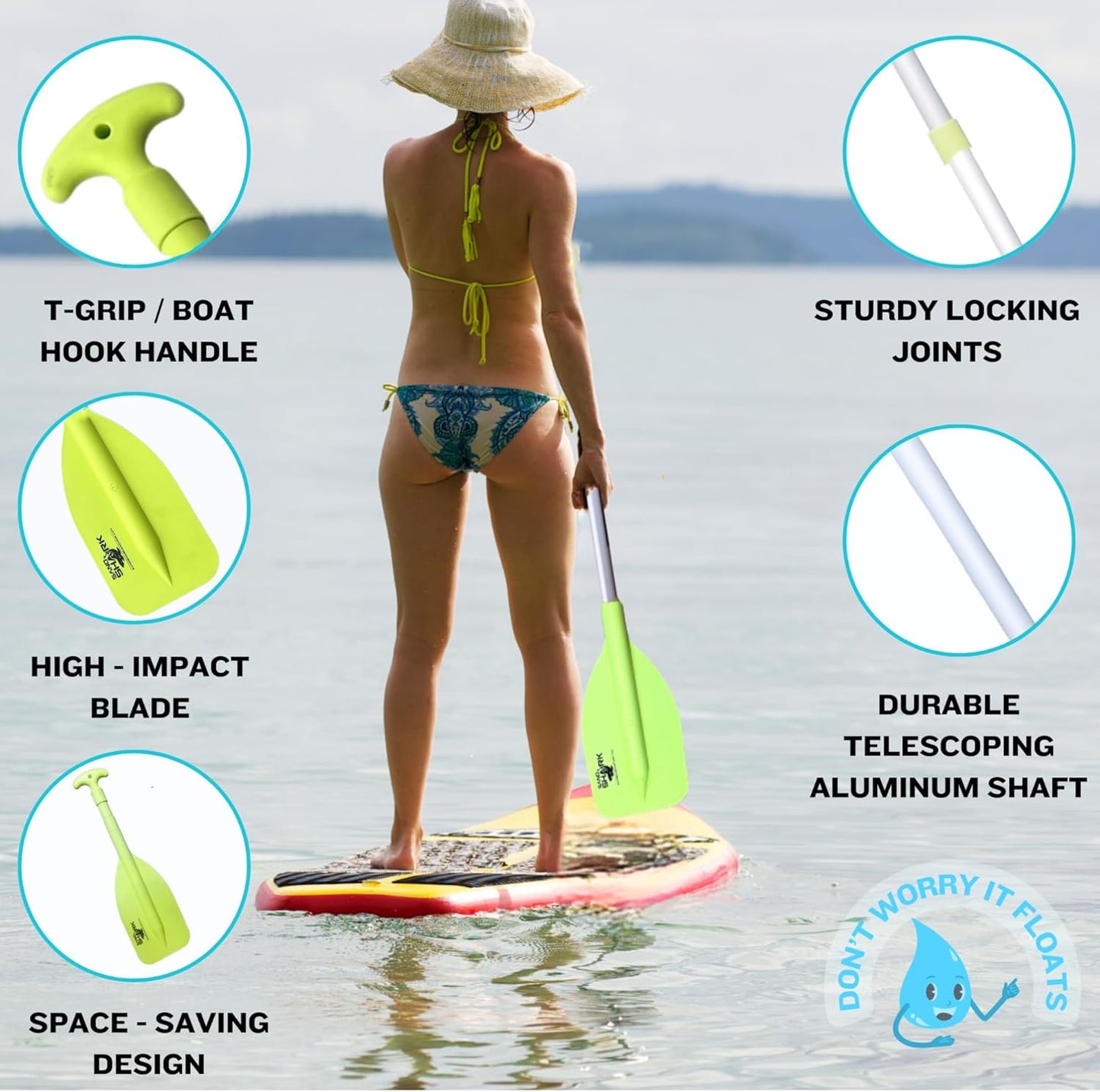 Telescoping Boat Paddle