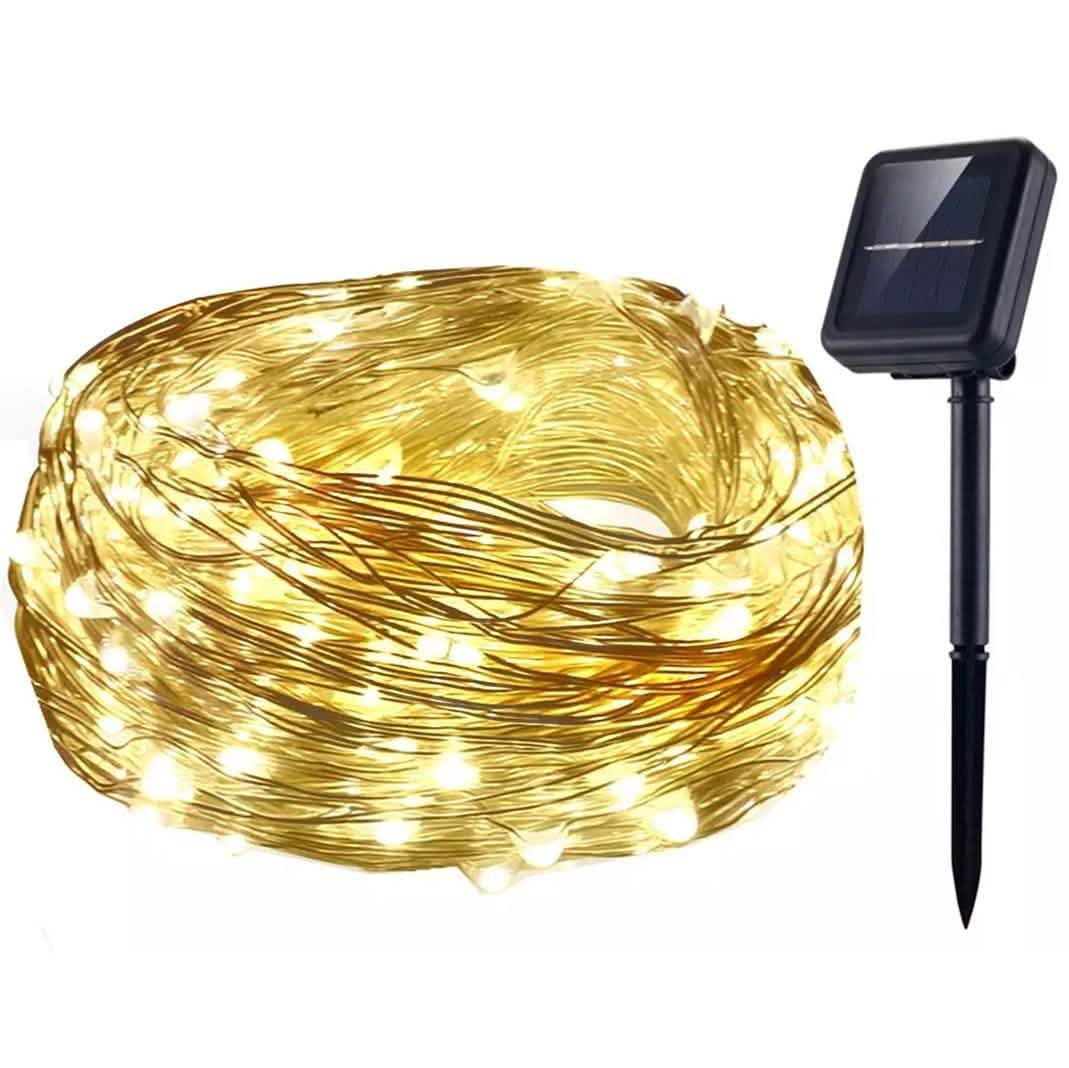 72 ft 200 LED Waterproof 8 Modes Outdoor String Lights