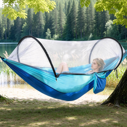 Hammock with Mosquito Net 3-in-1 Portable 440lbs