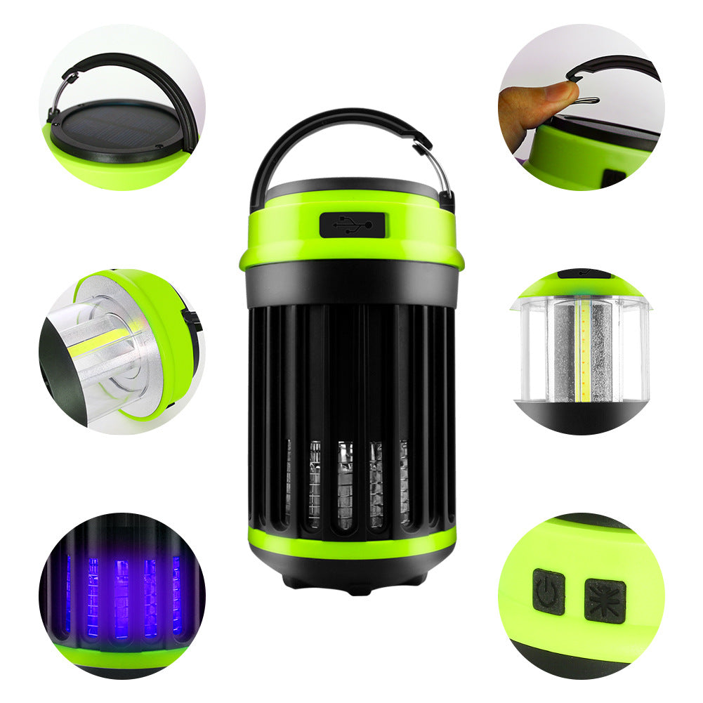 Solar LED Electric Shock Mosquito Killer Lamp