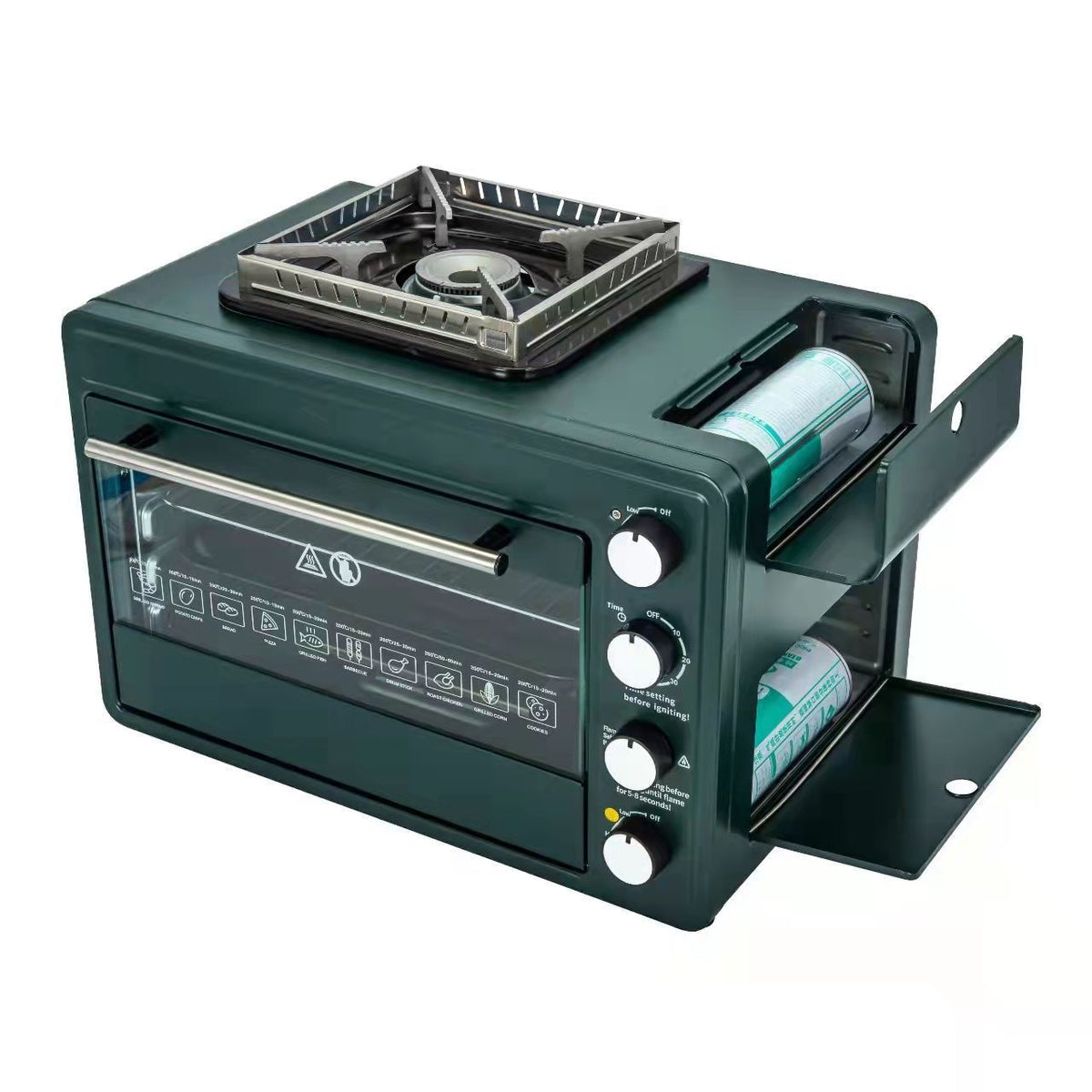 Outdoor Portable Gas Oven 2-in-1