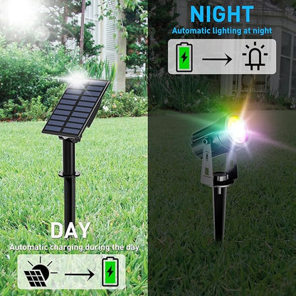 T-SUN Color Changing Solar Lights for Outside