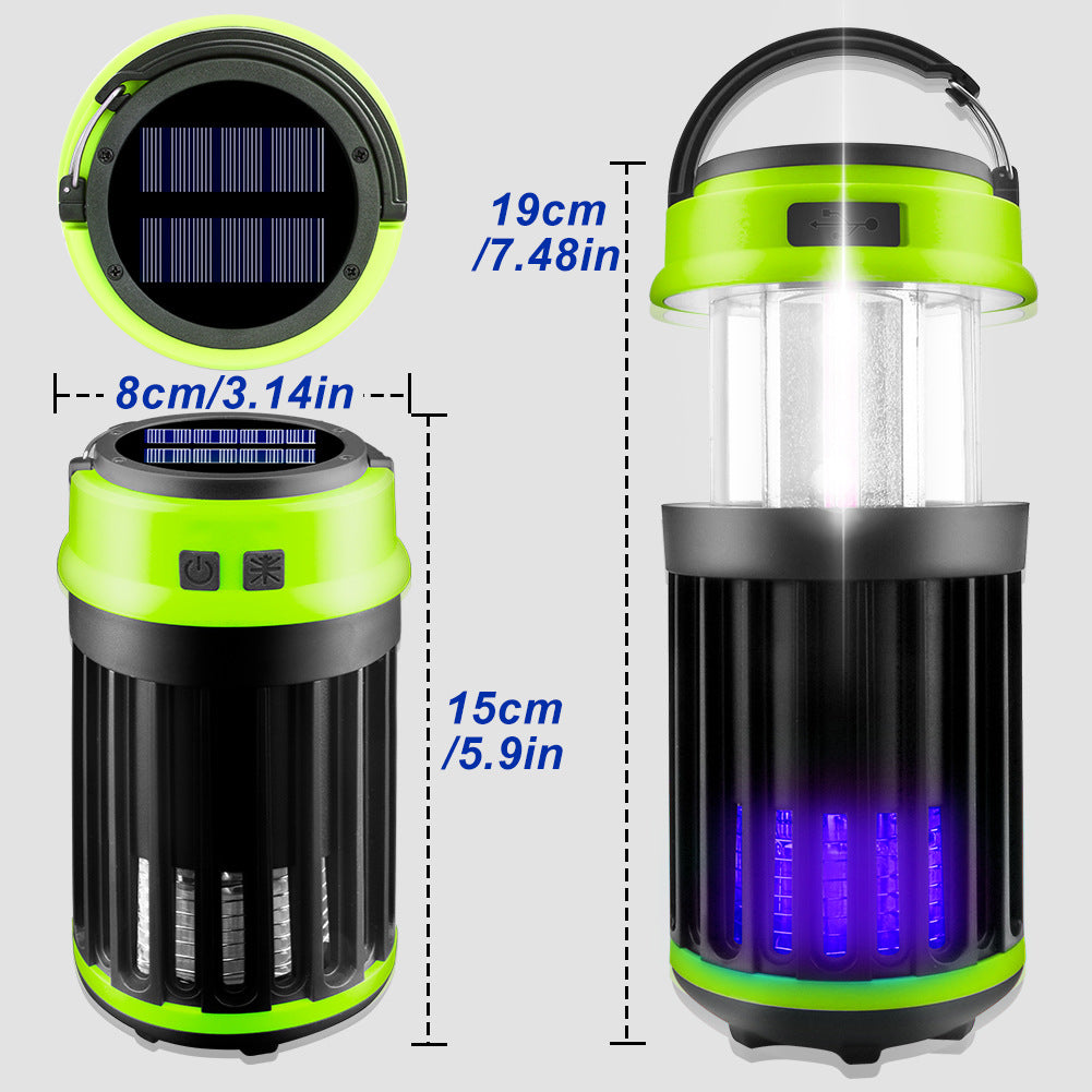 Solar LED Electric Shock Mosquito Killer Lamp