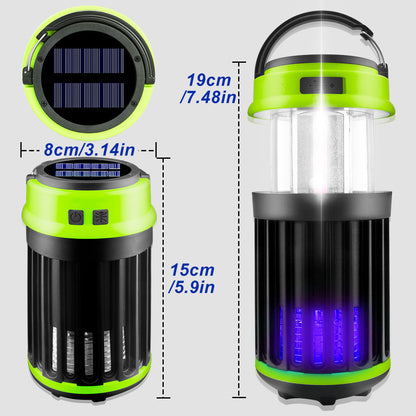 Solar LED Electric Shock Mosquito Killer Lamp