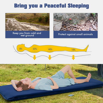 Self-inflating  Folding Foam Sleeping Cot