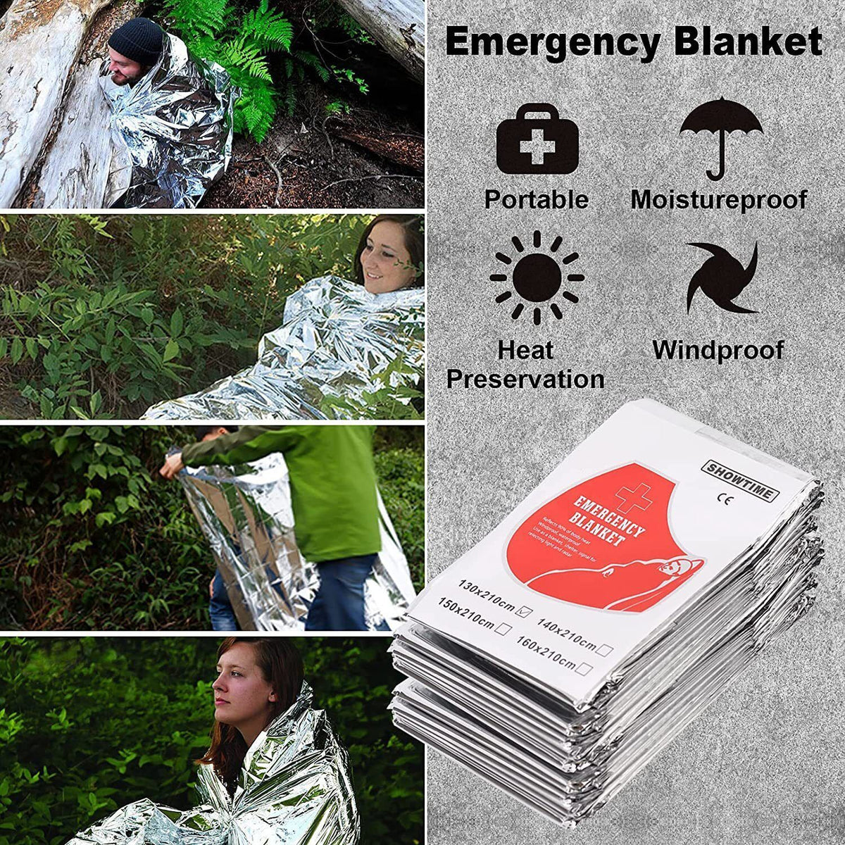 14-in-1 Outdoor Survival Gear Kit