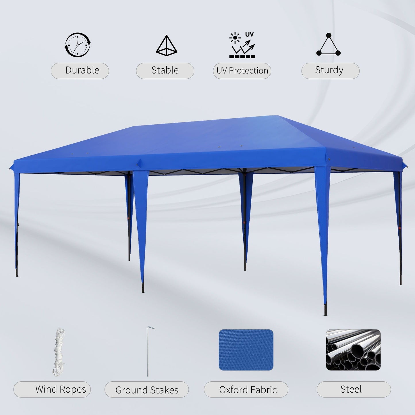 10' x 19.2' Pop Up Canopy Tent