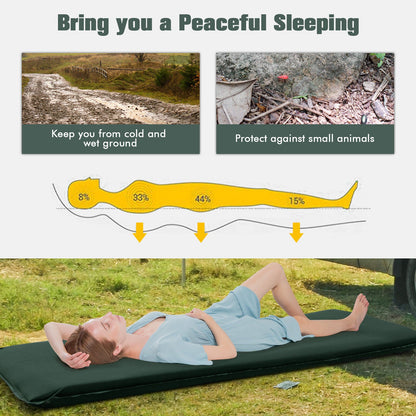 Self-inflating  Folding Foam Sleeping Cot