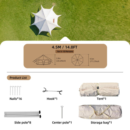 Bell Tent with Stove Jack