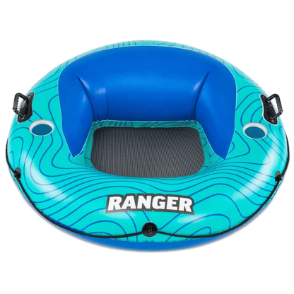 River Tube with Mesh Bottom, Cup Holder