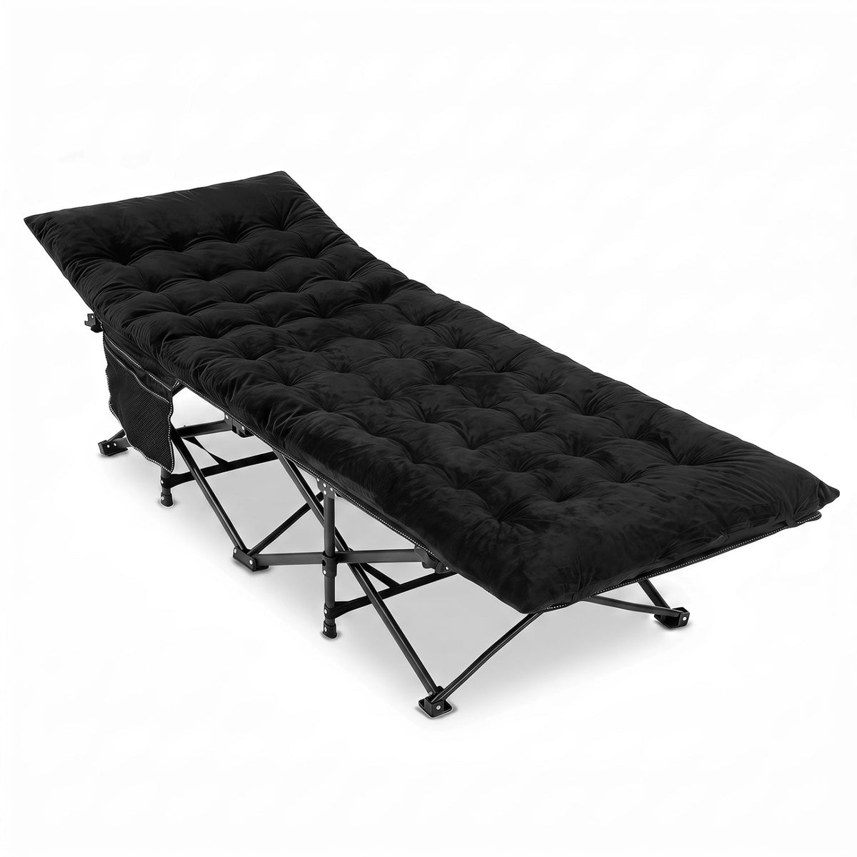 Camping Cot with Padded Mat