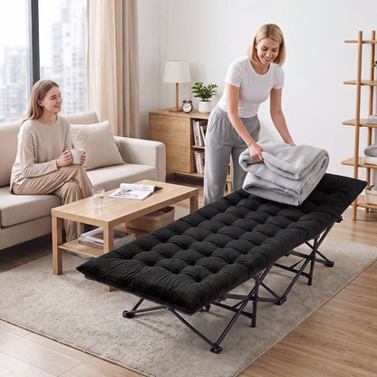 Camping Cot with Padded Mat