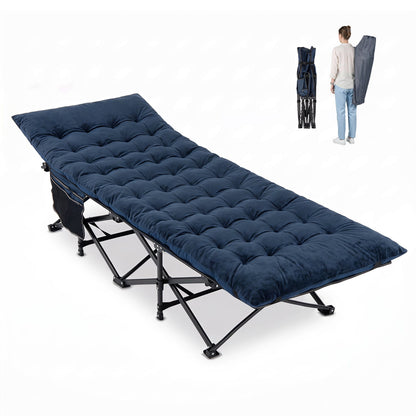 Camping Cot with Padded Mat