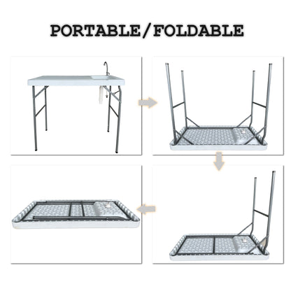Table w/Sink and Faucet