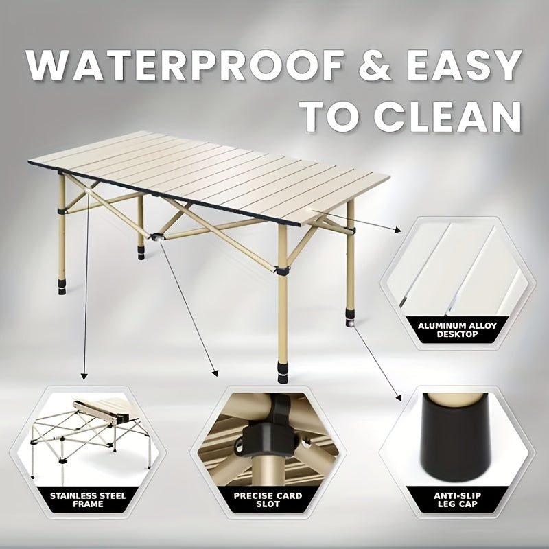 Folding Table - Adjustable Height