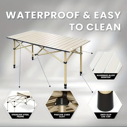 Folding Table - Adjustable Height