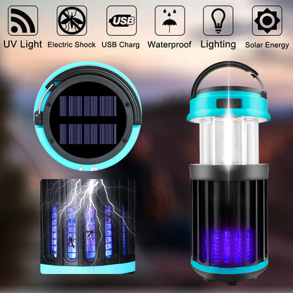 Solar LED Electric Shock Mosquito Killer Lamp