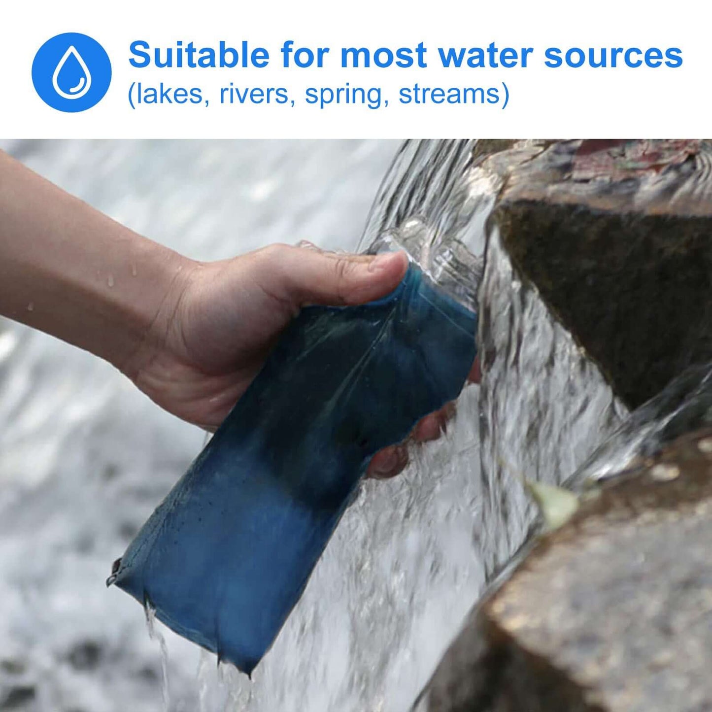 Collapsible Water Filter Bottle