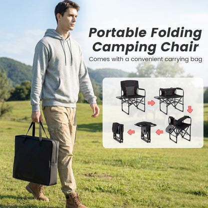 Camping Chair with Side Table