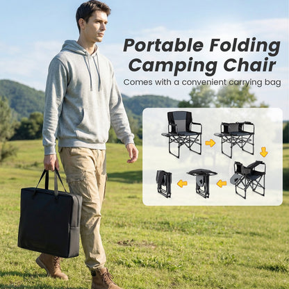 Camping Chair with Side Table