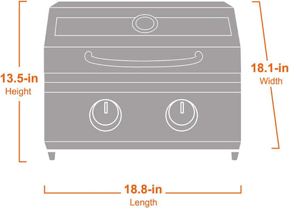 G22 | Stainless Tabletop Propane Grill