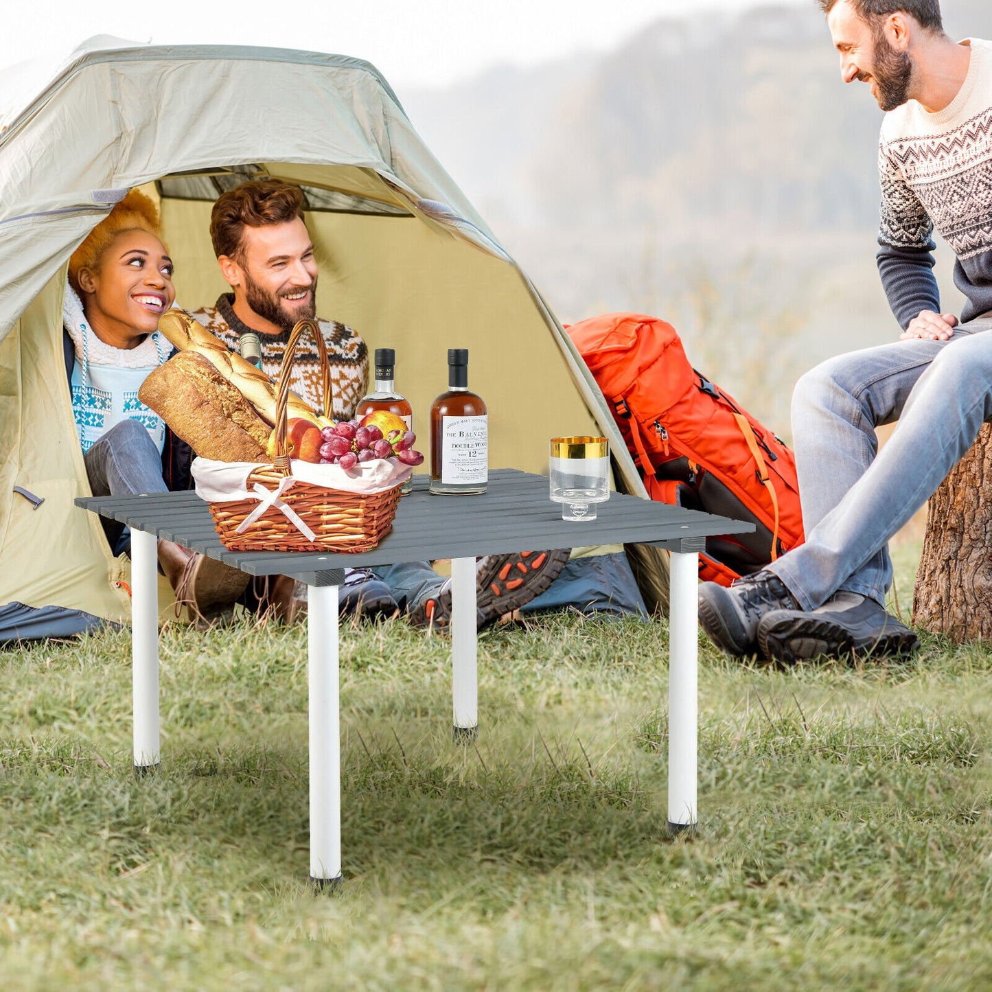 Folding Table with Bag