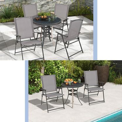 Folding Chairs with Armrests
